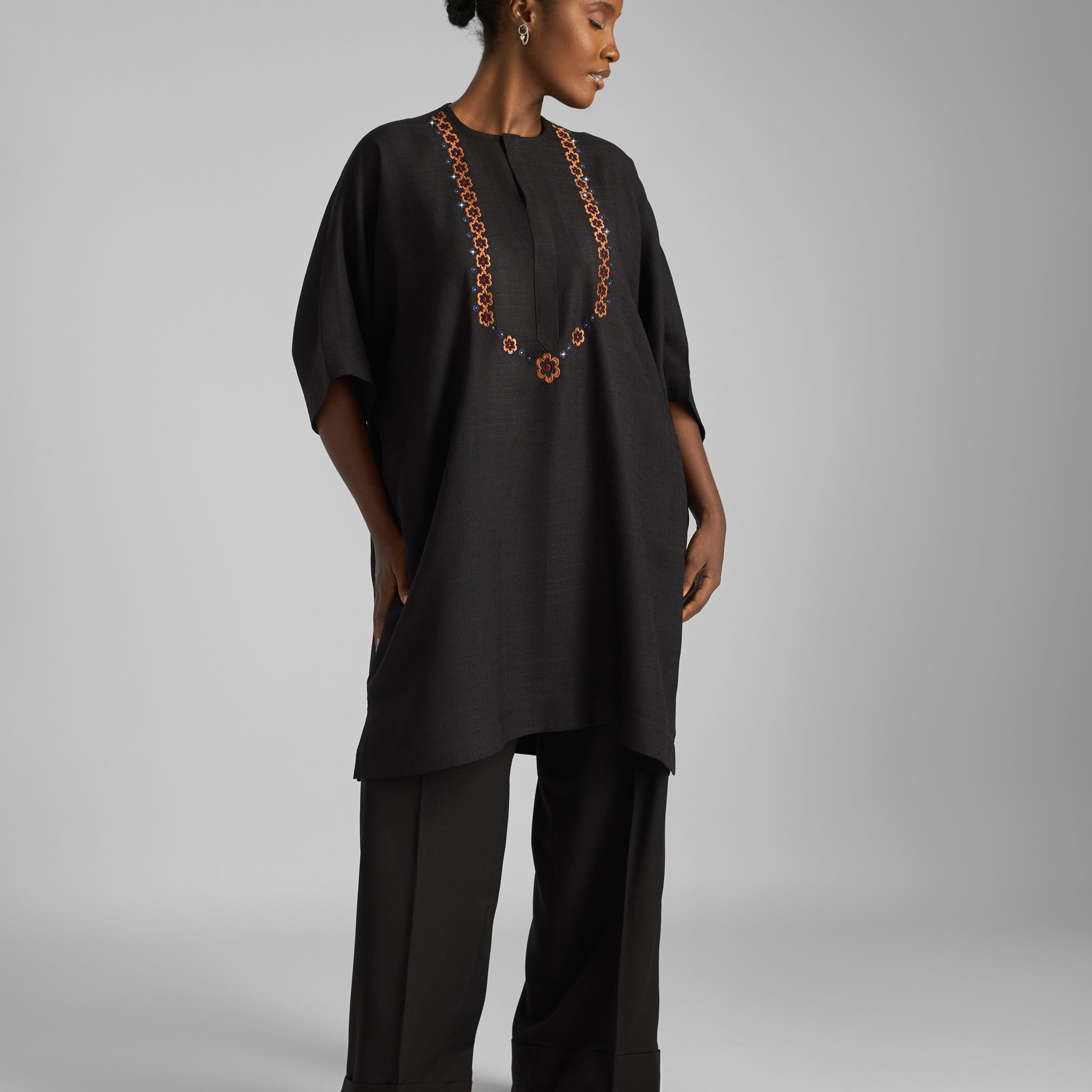 Fujah Female Two-Piece Kaftan 055