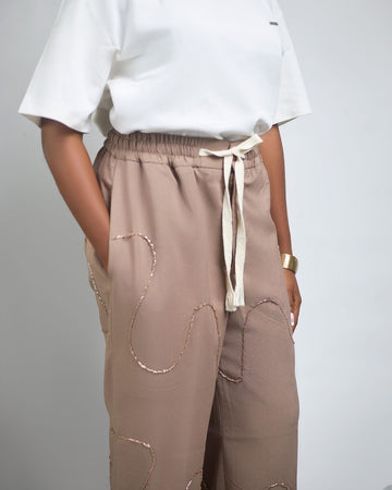 IMOLE (Opulence Trouser) Close Up Shot