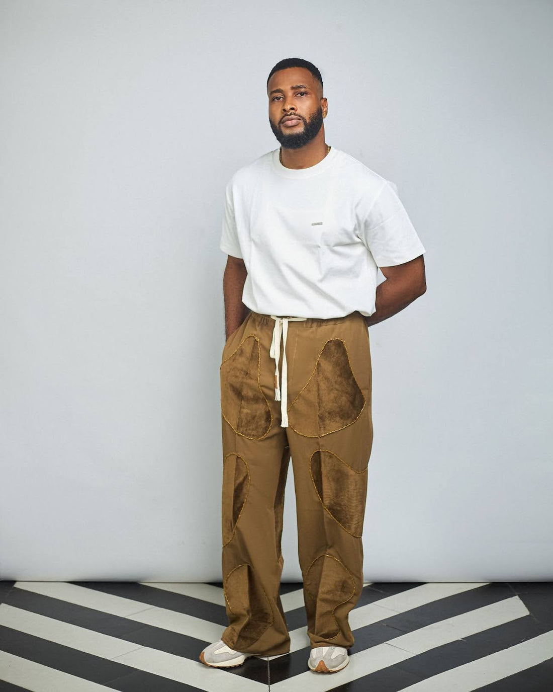 Majestic trouser portrait shot