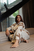Terra Linen Set Close Up Shot Low