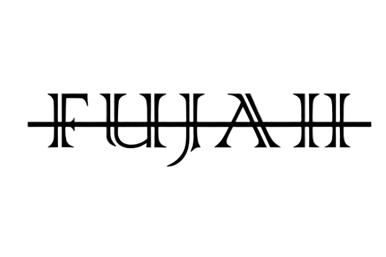 Black 'Fujifilm' logo on a transparent background